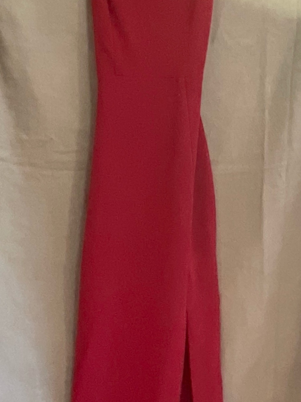 Windsor Crimson Maxi Dress with Front Slit